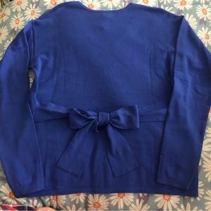 Banana Republic Blue 100% Cotton Sweater Soft Stretch Size Medium